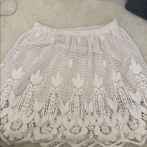 Floral lacy skirt perfect for summer